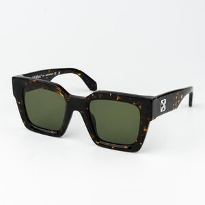 Off-White JACKSON Women Sunglasses Havana Green  Square OERI13I JACKSON 6055